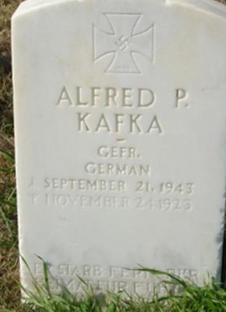ALFRED P KAFKA on Sysoon