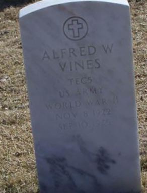 Alfred W Vines on Sysoon