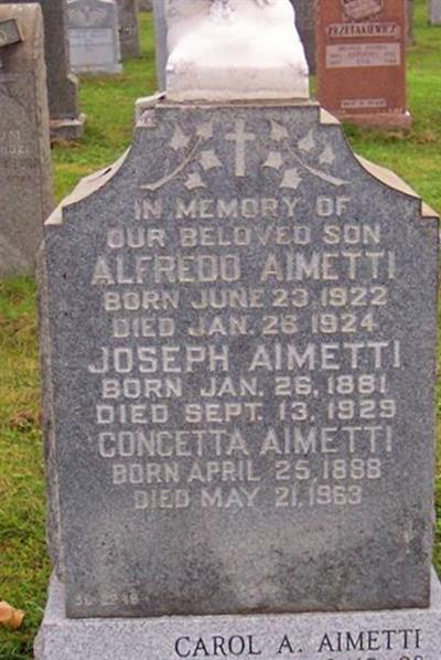 Alfredo (baby) Aimetti on Sysoon