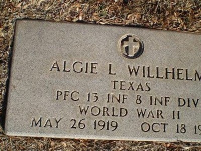 Algie L. Willhelm on Sysoon