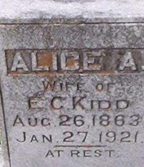 Alice A. Kidd on Sysoon