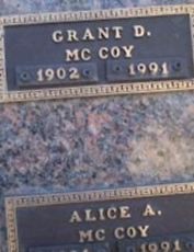 Alice A. McCoy on Sysoon