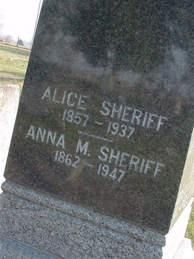 Alice A Sheriff on Sysoon