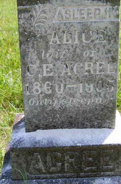 Alice Acree on Sysoon