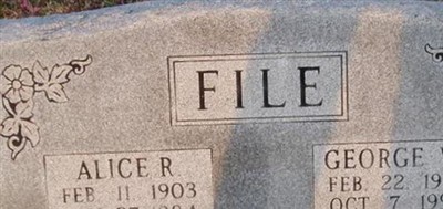 Alice "Allie" R. Yates File on Sysoon