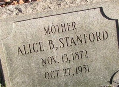 Alice B Stanford on Sysoon