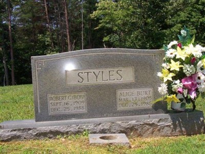 Alice Burt Styles on Sysoon