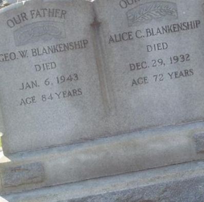 Alice C. Blankenship on Sysoon