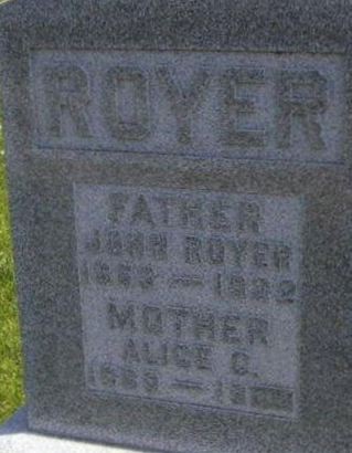 Alice C Royer on Sysoon