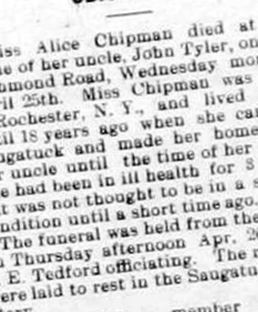 Alice Chipman on Sysoon