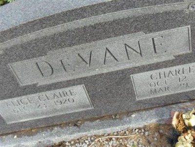 Alice Claire DeVane on Sysoon