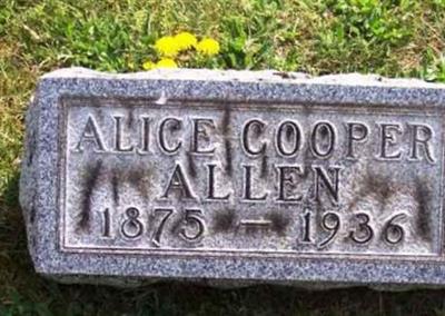 Alice Cooper Allen on Sysoon