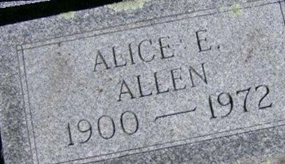 Alice E. Allen on Sysoon