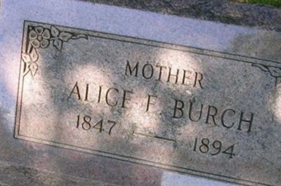 Alice E Burch on Sysoon