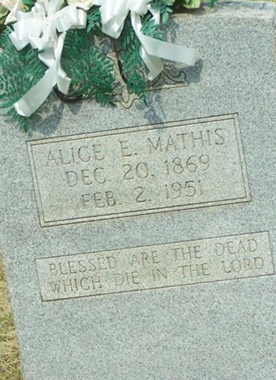 Alice E. Mathis on Sysoon