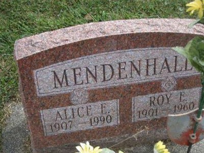 Alice E Mendenhall on Sysoon