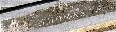 Alice E Thomas on Sysoon