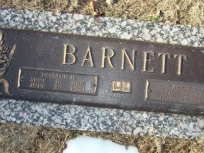 Alice Elizabeth Heinz Barnett on Sysoon