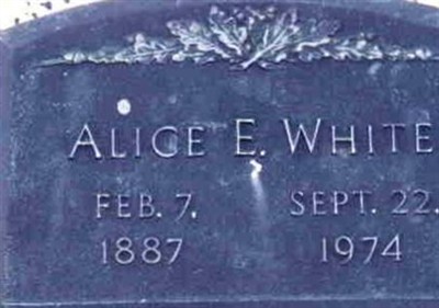 Alice Emma Eddins White on Sysoon