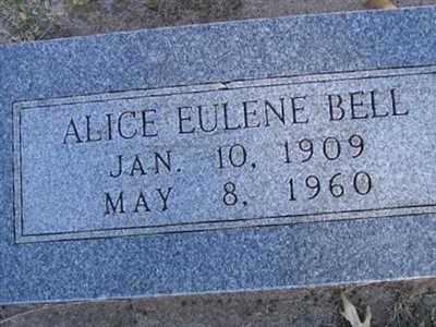 Alice Eulene Bell on Sysoon