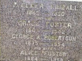 Alice Foster Robertson on Sysoon