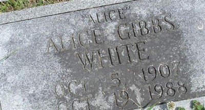Alice Gibbs White on Sysoon