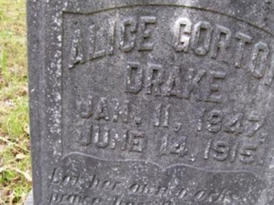 Alice Gorton Drake on Sysoon