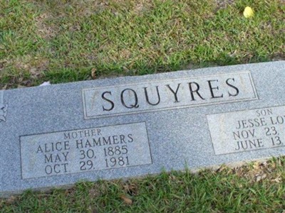Alice Hammers Squyres on Sysoon