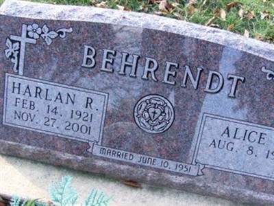 Alice I Behrendt on Sysoon