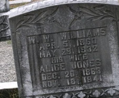 Alice Jones Williams on Sysoon