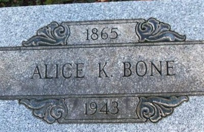 Alice K Bone on Sysoon