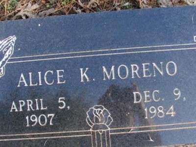 Alice K Moreno on Sysoon