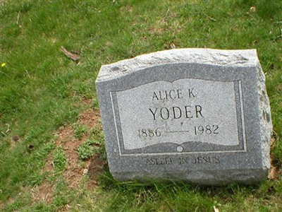 Alice K Yoder on Sysoon
