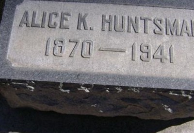 Alice Kite Huntsman on Sysoon