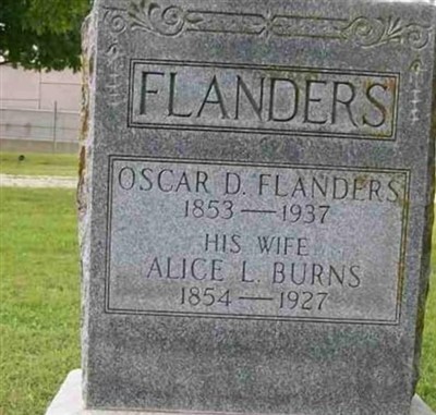 Alice L Burns Flanders on Sysoon