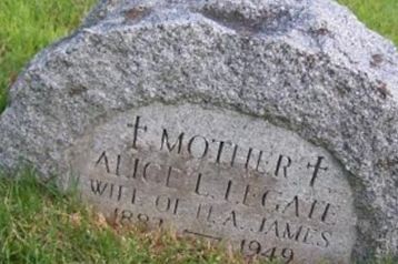 Alice L Legate James on Sysoon
