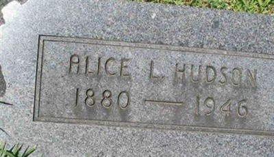 Alice Lee Corey Hudson on Sysoon