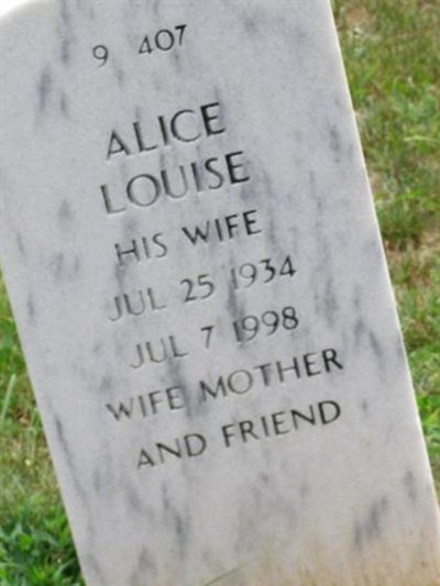 Alice Louise Forrest on Sysoon