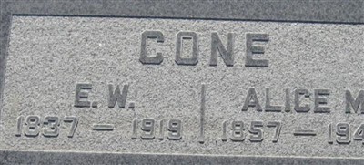 Alice M. Hagler Cone on Sysoon