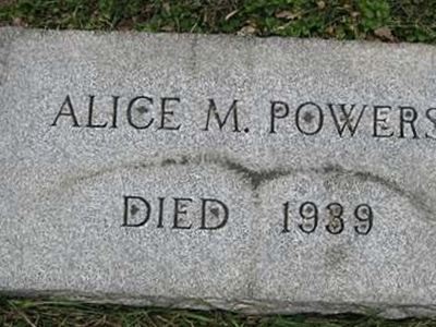 Alice M. Powers on Sysoon