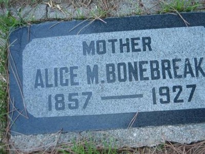 Alice M. Snyder Bonebreak on Sysoon