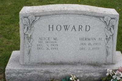 Alice M Swanger Howard on Sysoon