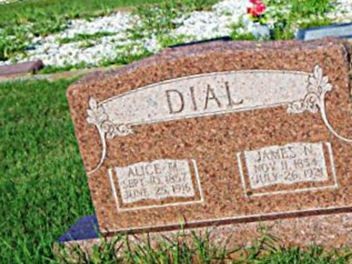 Alice Mariar Arnold Dial, Find a grave on Sysoon Alice Mariar Arnold Dial on Sysoon