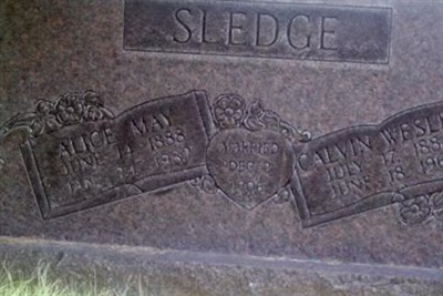 Alice May Billingsley Sledge on Sysoon
