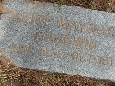 Alice Maynard Goodwin on Sysoon