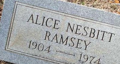 Alice Nesbitt Ramsey on Sysoon