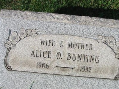 Alice O Bunting on Sysoon