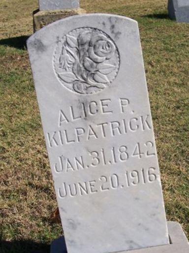Alice P Kilpatrick on Sysoon