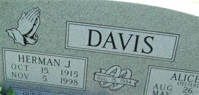 Alice P Teeters Davis on Sysoon