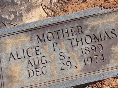 Alice P. Thomas on Sysoon
